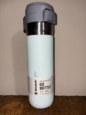 Stanley Go Bottle - Pale Blue with Gray Lid